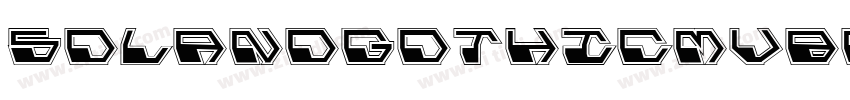 SolanoGothicMVBPro 字体转换